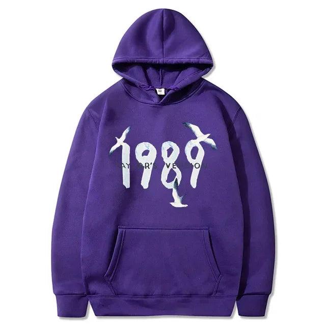 TAYLOR SWIFT 1989 T.S. Taylor Swift Men's and Women's Hooded Sweater Unisex Hoodies Sweatshirts Pullover Loose Top Tee - Durage Collection