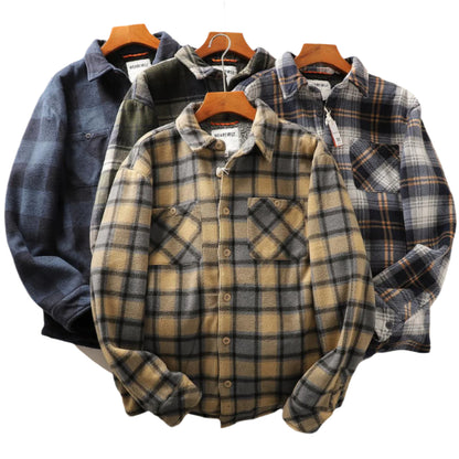 Plaid Lambswool-Blend Shirt - Durage Collection