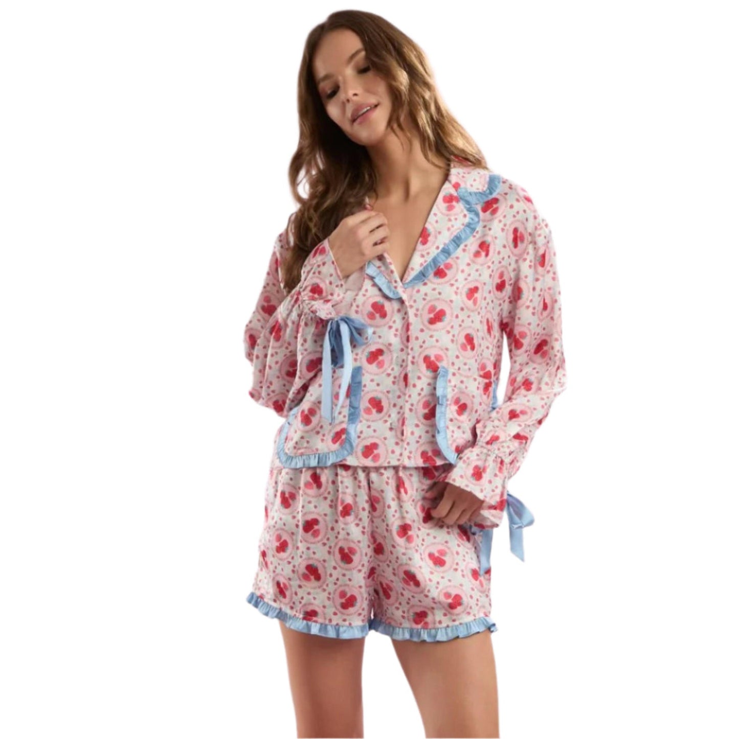 Strawberry Love Ruffle Suit Valentine's Day Edition - Durage Collection