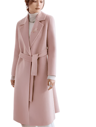 Coat Slim-fit Wool Coat - Durage Collection