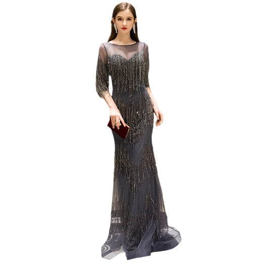 Temperament Hostess Evening Dress Woman - Durage Collection