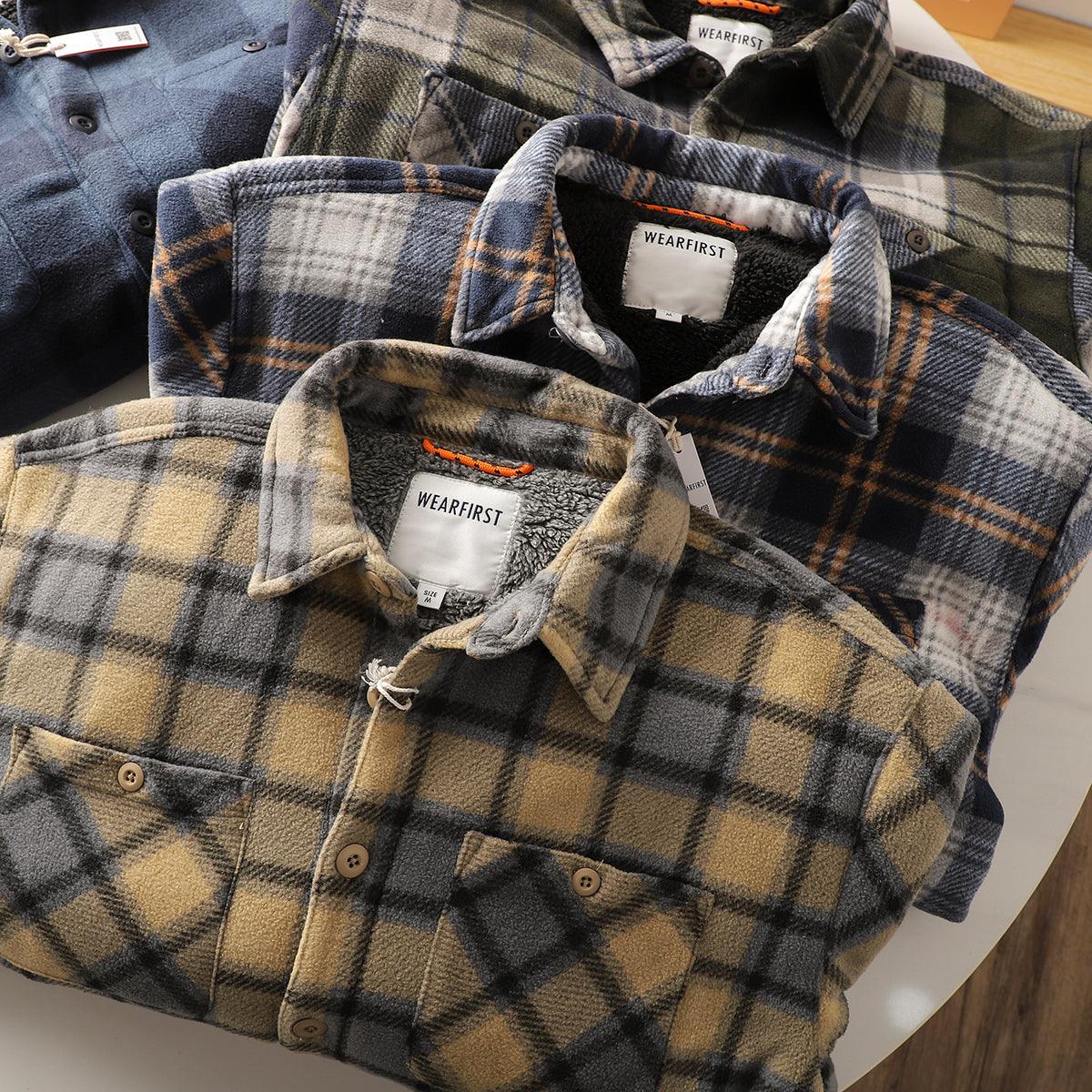 Plaid Lambswool-Blend Shirt - Durage Collection