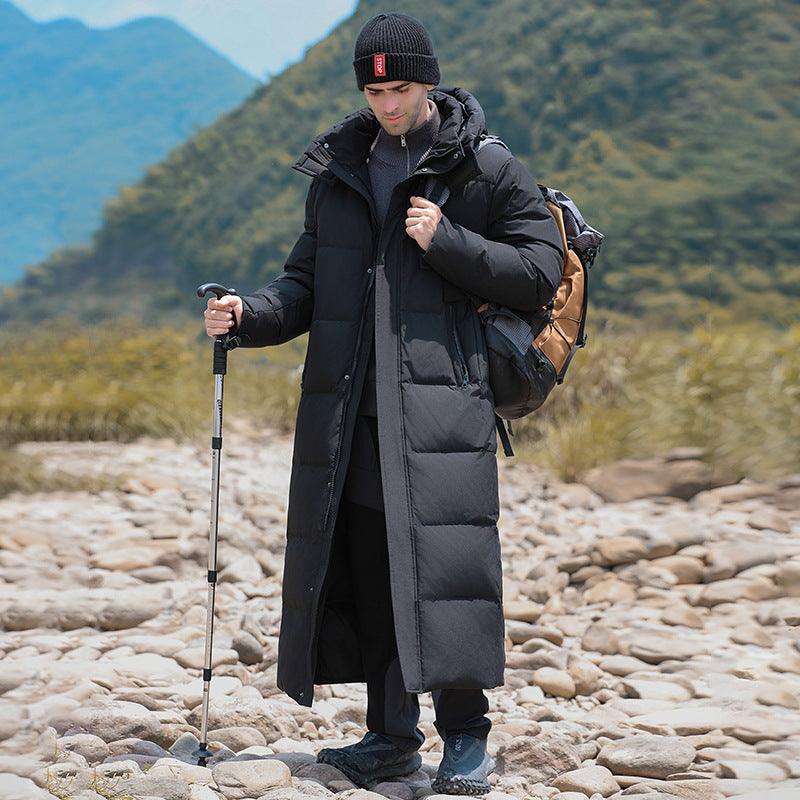 Men's Over-the-knee Fashionable All-matching Jacket - Durage Collection