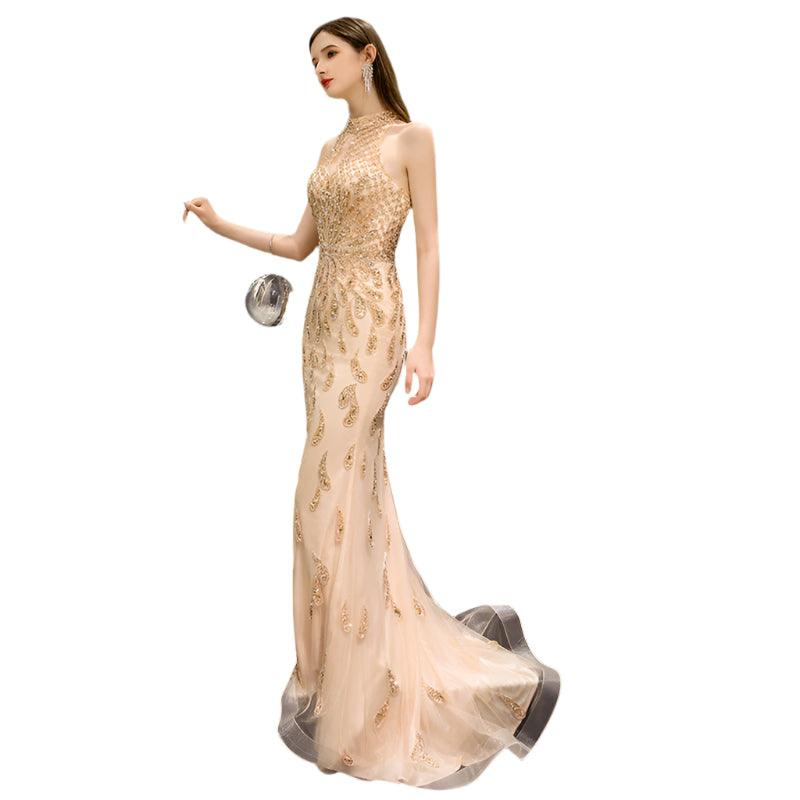 EternaFleur Fishtail Evening Gown - Durage Collection