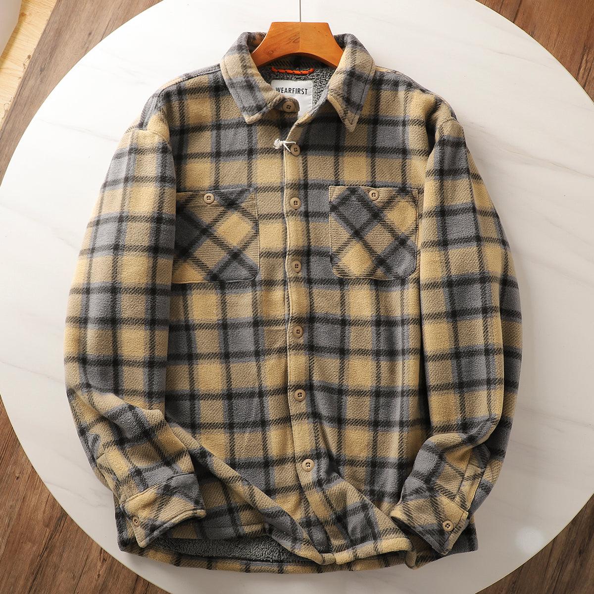 Plaid Lambswool-Blend Shirt - Durage Collection