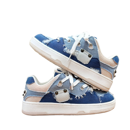 Denim Canvas Cold Glue Bread Shoes - Durage Collection