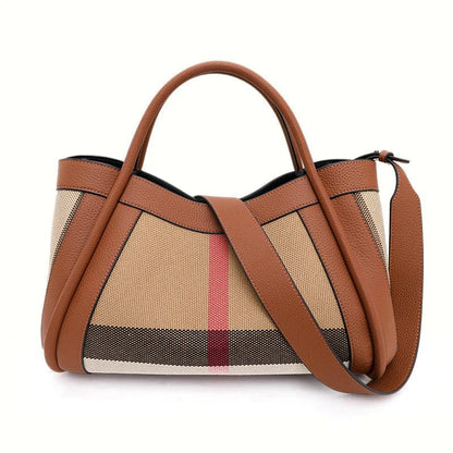 Aidrani Retro Checkered Tote Bag - Durage Collection