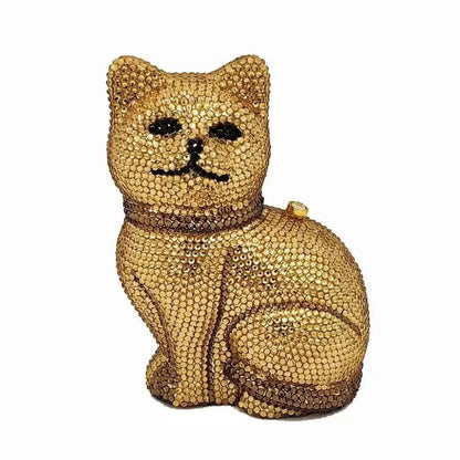 Diamond Covered Cat Clutch - Durage Collection