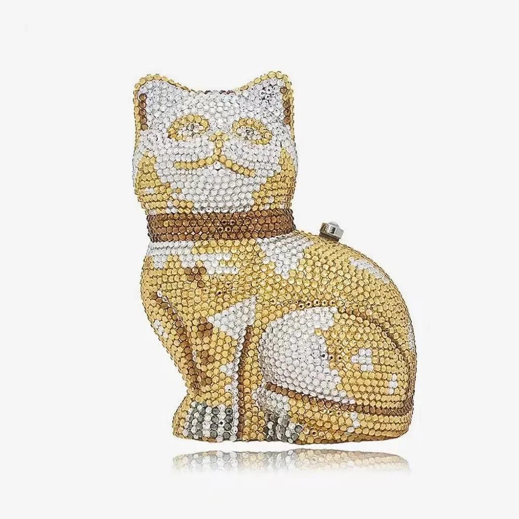 Diamond Covered Cat Clutch - Durage Collection