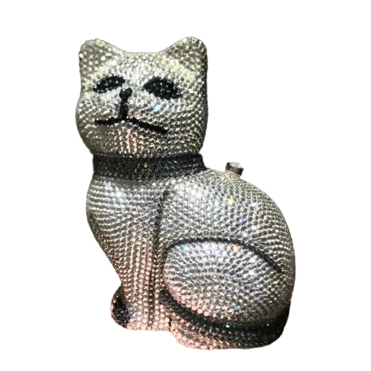 Diamond Covered Cat Clutch - Durage Collection