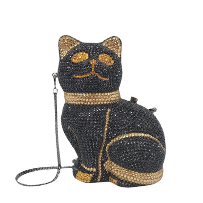 Diamond Covered Cat Clutch - Durage Collection