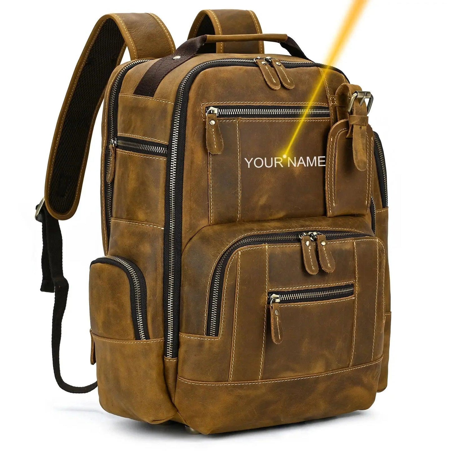 Certainly Here is an SEOfriendly set of elements for your product pageProduct Page TitleLuxury Genuine Leather Mens Backpack Large 156 Laptop CapacityMeta DescriptionExplore our Luxury Genuine Leather Mens Backpack designed for elegance and practicality - Durage Collection