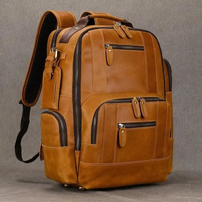 Certainly Here is an SEOfriendly set of elements for your product pageProduct Page TitleLuxury Genuine Leather Mens Backpack Large 156 Laptop CapacityMeta DescriptionExplore our Luxury Genuine Leather Mens Backpack designed for elegance and practicality - Durage Collection