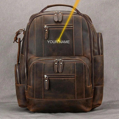 Certainly Here is an SEOfriendly set of elements for your product pageProduct Page TitleLuxury Genuine Leather Mens Backpack Large 156 Laptop CapacityMeta DescriptionExplore our Luxury Genuine Leather Mens Backpack designed for elegance and practicality - Durage Collection