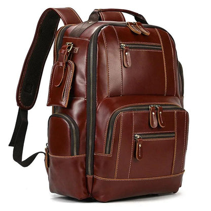 Certainly Here is an SEOfriendly set of elements for your product pageProduct Page TitleLuxury Genuine Leather Mens Backpack Large 156 Laptop CapacityMeta DescriptionExplore our Luxury Genuine Leather Mens Backpack designed for elegance and practicality - Durage Collection