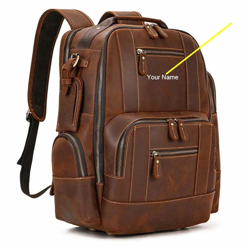 Certainly Here is an SEOfriendly set of elements for your product pageProduct Page TitleLuxury Genuine Leather Mens Backpack Large 156 Laptop CapacityMeta DescriptionExplore our Luxury Genuine Leather Mens Backpack designed for elegance and practicality - Durage Collection