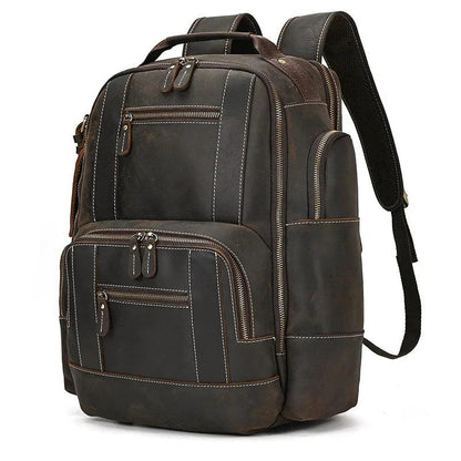 Certainly Here is an SEOfriendly set of elements for your product pageProduct Page TitleLuxury Genuine Leather Mens Backpack Large 156 Laptop CapacityMeta DescriptionExplore our Luxury Genuine Leather Mens Backpack designed for elegance and practicality - Durage Collection