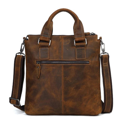 Genuine Leather Men’s Crossbody Messenger Bag - Durage Collection