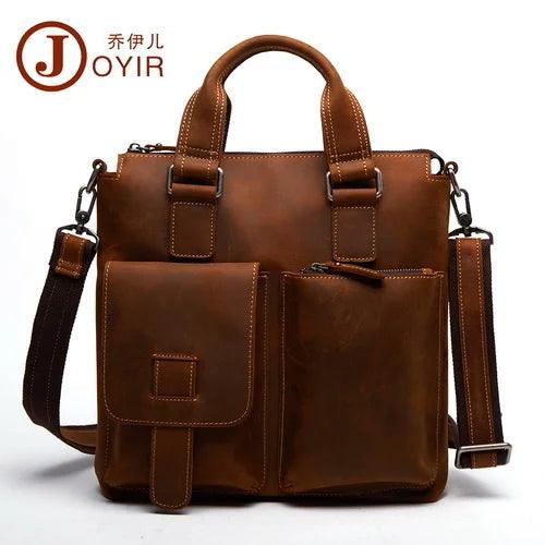 Genuine Leather Men’s Crossbody Messenger Bag - Durage Collection