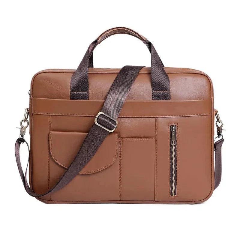 Certainly Heres an SEO setup for the Mens 156 Leather Briefcase Spacious Business Messenger Bag Product Page TitleMens Leather Briefcase 156 Spacious Business Messenger Bag Meta DescriptionDiscover the perfect blend of style and functionality with our Me - Durage Collection