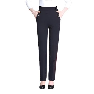 Velvet High Waisted Casual Trousers - Durage Collection