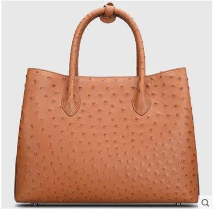 KEXIMA Cestbeau Genuine Ostrich Leather Womens Handbag - Durage Collection