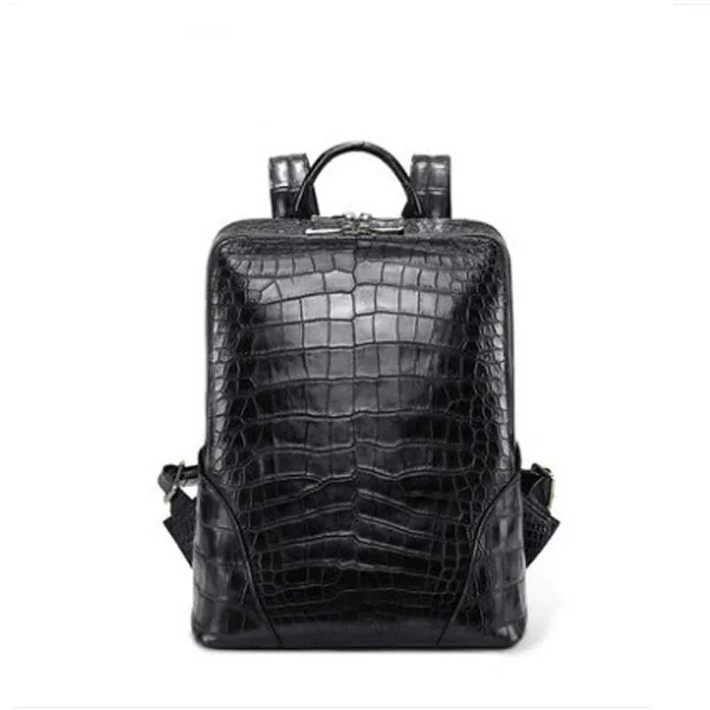 Certainly Heres an SEOoptimized product page title meta description and URL handler for the KEXIMA 2022 Mens Premium Thai Crocodile Leather BackpackProduct Page TitleKEXIMA 2022 Mens Premium Thai Crocodile Leather Backpack Luxury StyleMeta DescriptionDi - Durage Collection