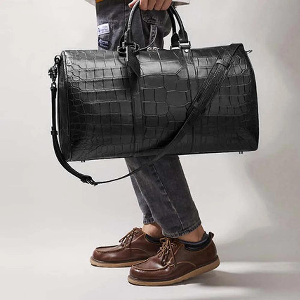 Sure here is a suggested SEO setup for the KEXIMA Mens Large Capacity Crocodile Travel Bag Product Page TitleKEXIMA Mens Large Capacity Crocodile Travel Bag Stylish Durable Meta DescriptionDiscover the KEXIMA Mens Large Capacity Crocodile Travel Bag Per - Durage Collection