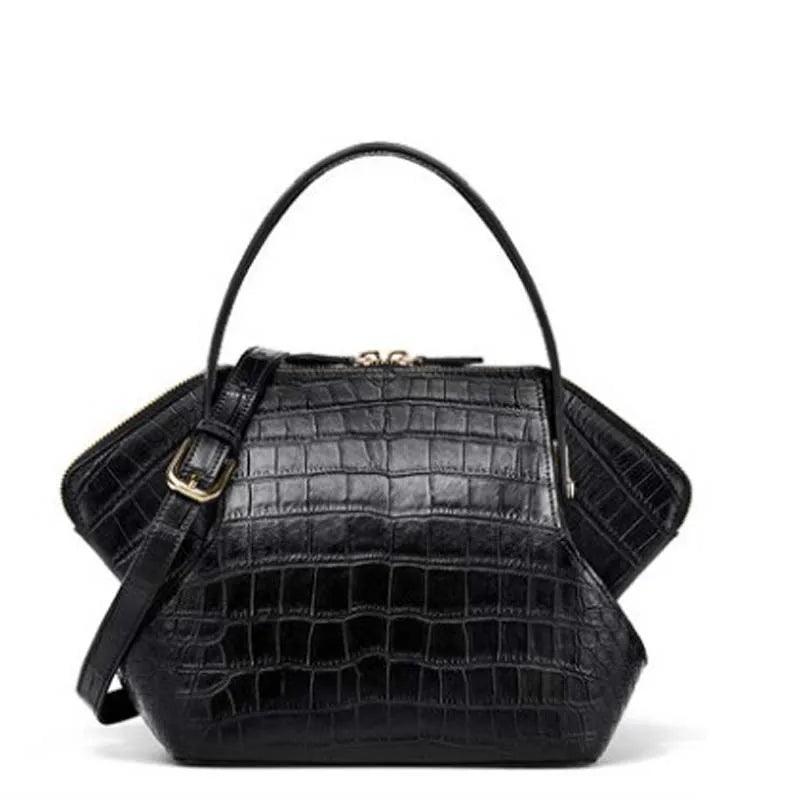 KEXIMA Womens Genuine Crocodile Leather Shoulder Bag - Durage Collection