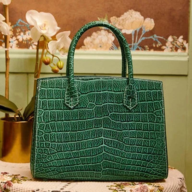 KEXIMA Chic AlligatorEmbossed Womens Handbag - Durage Collection