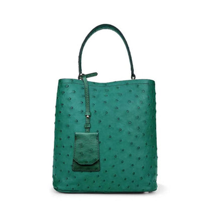 Ostrich Leather Tote Bag - Durage Collection