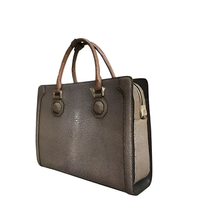 Luxurious Womens Handbag in Elegant Stingray Skin and Pearl - Durage Collection