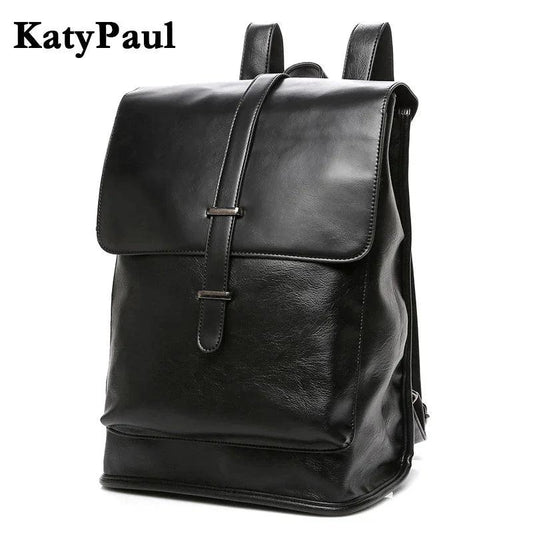 Katy Paul Men's Leather Rucksack - Durage Collection