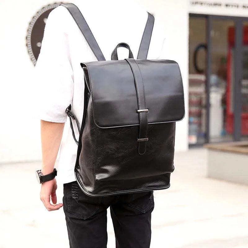 Katy Paul Men's Leather Rucksack - Durage Collection