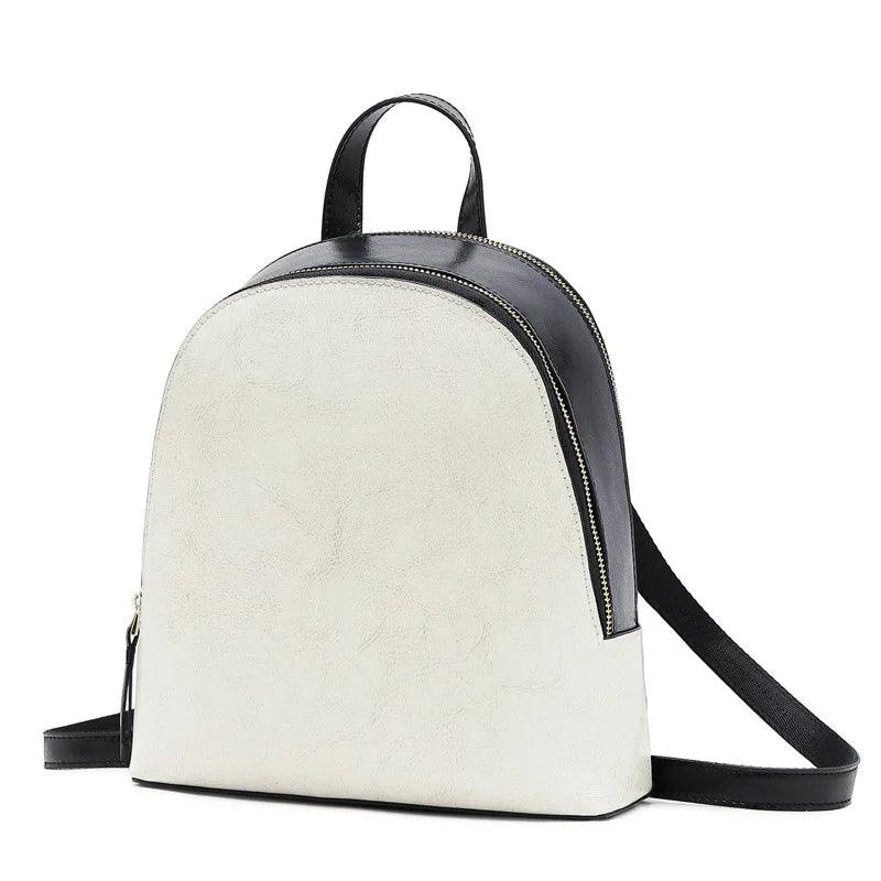 Chic Luxury Leather Backpack - Durage Collection