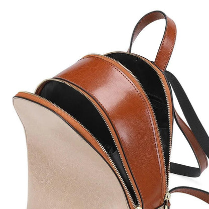 Chic Luxury Leather Backpack - Durage Collection