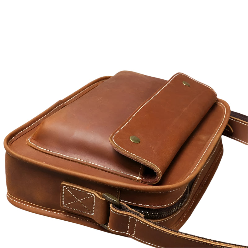 To create SEO elements for the Leatherfocus Mens Retro Cowhide Crossbody Bag we should focus on relevant keywords ensure clarity and maintain a userfriendly approach Heres how you might structure itProduct Page TitleLeatherfocus Mens Retro Cowhide Crossbo - Durage Collection