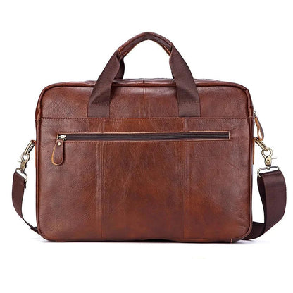 Genuine Leather Men's Crossbody Shoulder Bag - Durage Collection