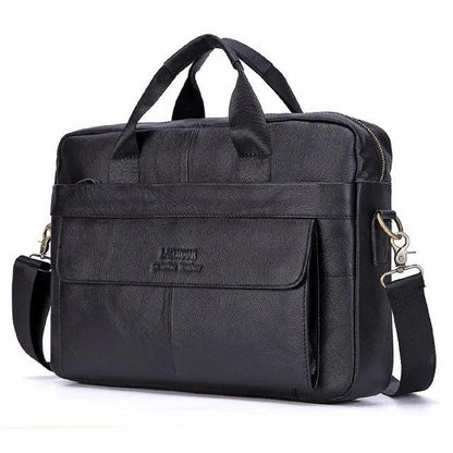 Genuine Leather Men's Crossbody Shoulder Bag - Durage Collection