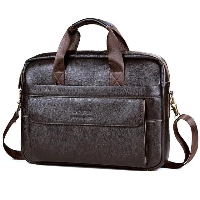 Genuine Leather Men's Crossbody Shoulder Bag - Durage Collection