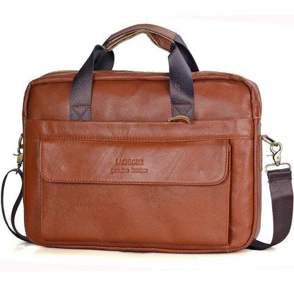 Genuine Leather Men's Crossbody Shoulder Bag - Durage Collection