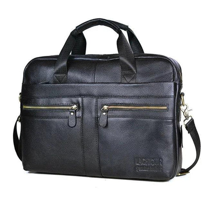 Genuine Leather Men's Crossbody Shoulder Bag - Durage Collection