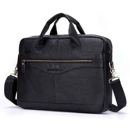 Genuine Leather Men's Crossbody Shoulder Bag - Durage Collection