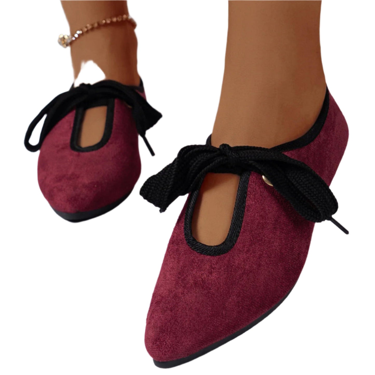 Low Cut Bow Pumps - Durage Collection