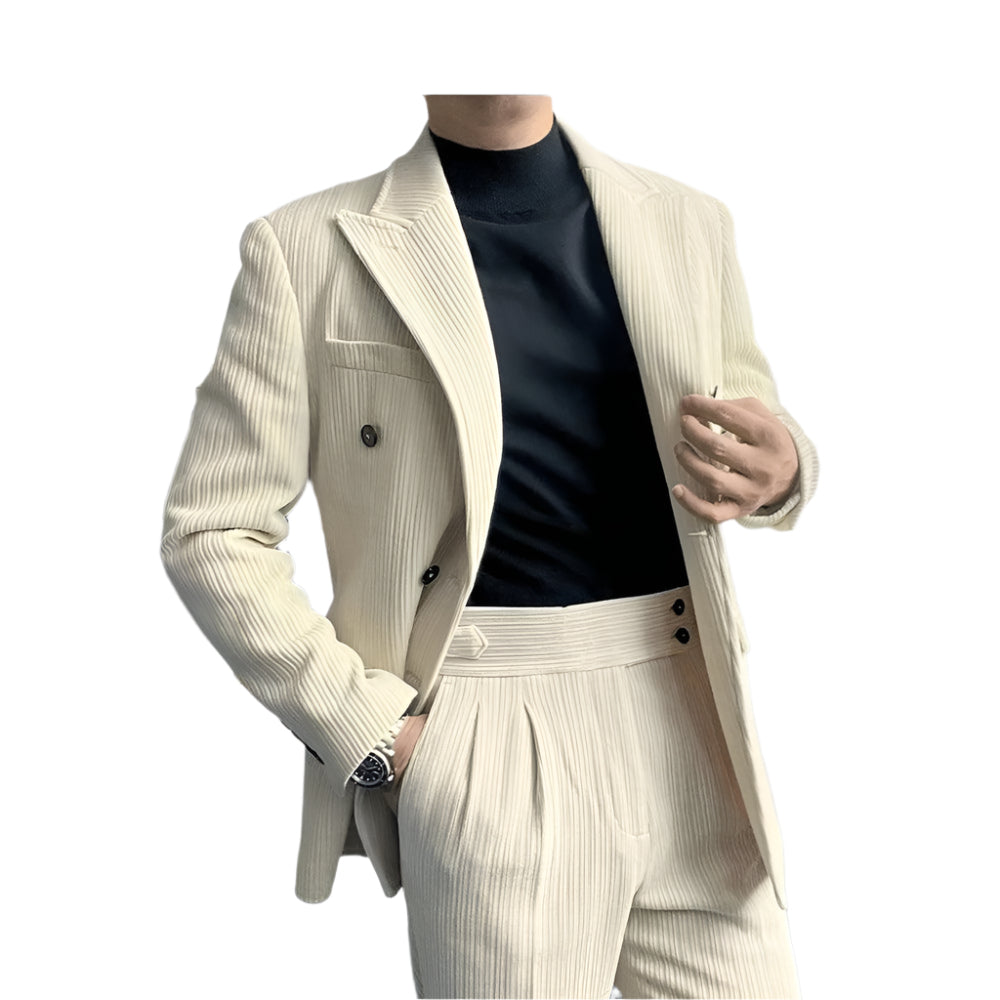 Corduroy Retro Suit Simple - Durage Collection