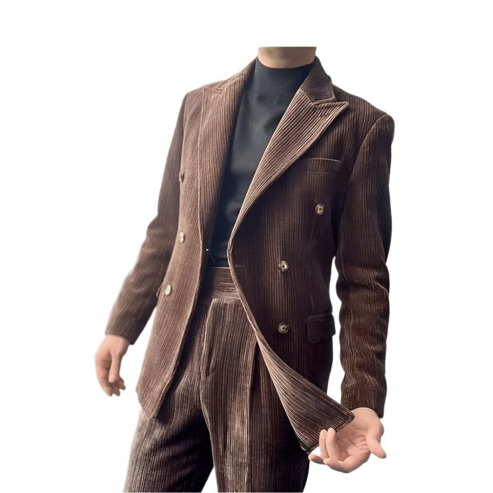 Corduroy Retro Suit Simple - Durage Collection