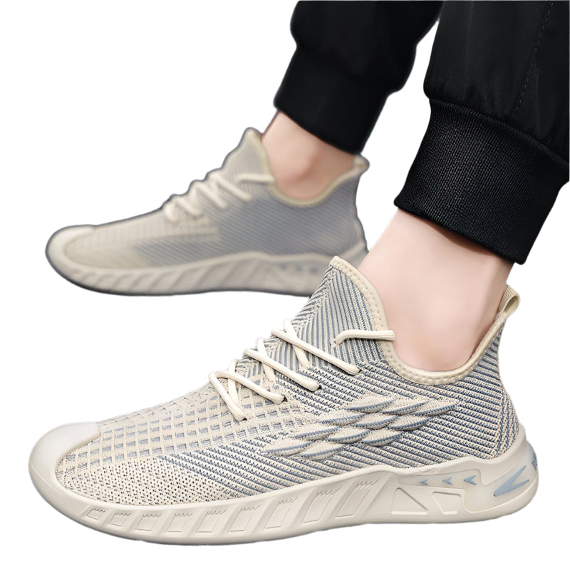 Men's Breathable Fly Woven Mesh Soft Bottom Casual Shoes - Durage Collection