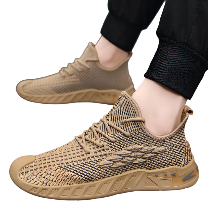 Men's Breathable Fly Woven Mesh Soft Bottom Casual Shoes - Durage Collection