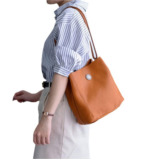 Timeless Luxe Soft Leather Tote - Durage Collection