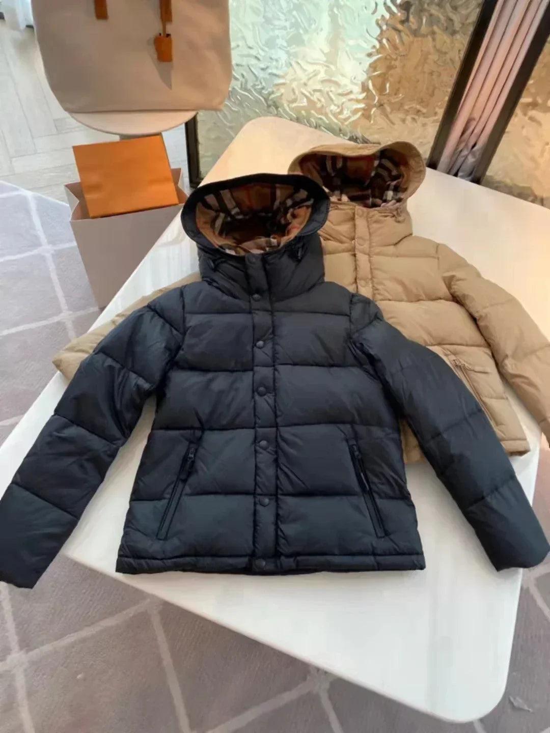 Vintage Plaid Down Jacket - Durage Collection